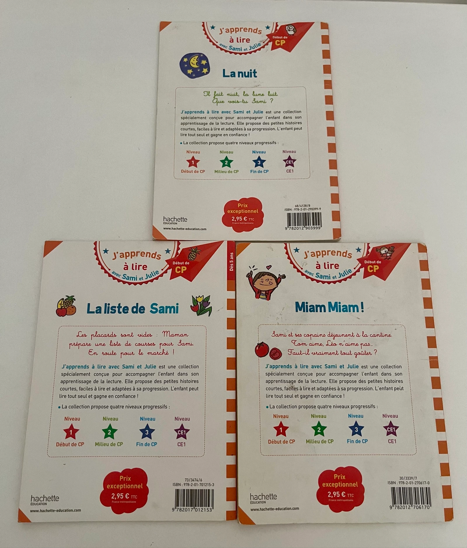 Lote de 8 libros de lectura Sami y Julie – photo 4